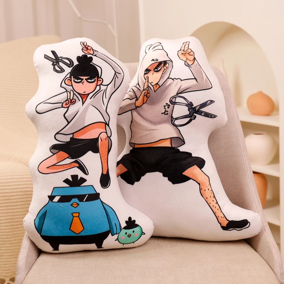 45 cm Anime Scissor Seven Killer Sedem 567 Q plyšové vypchaté roztomilé ozdobené dekorácie darčekovej spálne pre deti pre dieťa vianočné darčeky