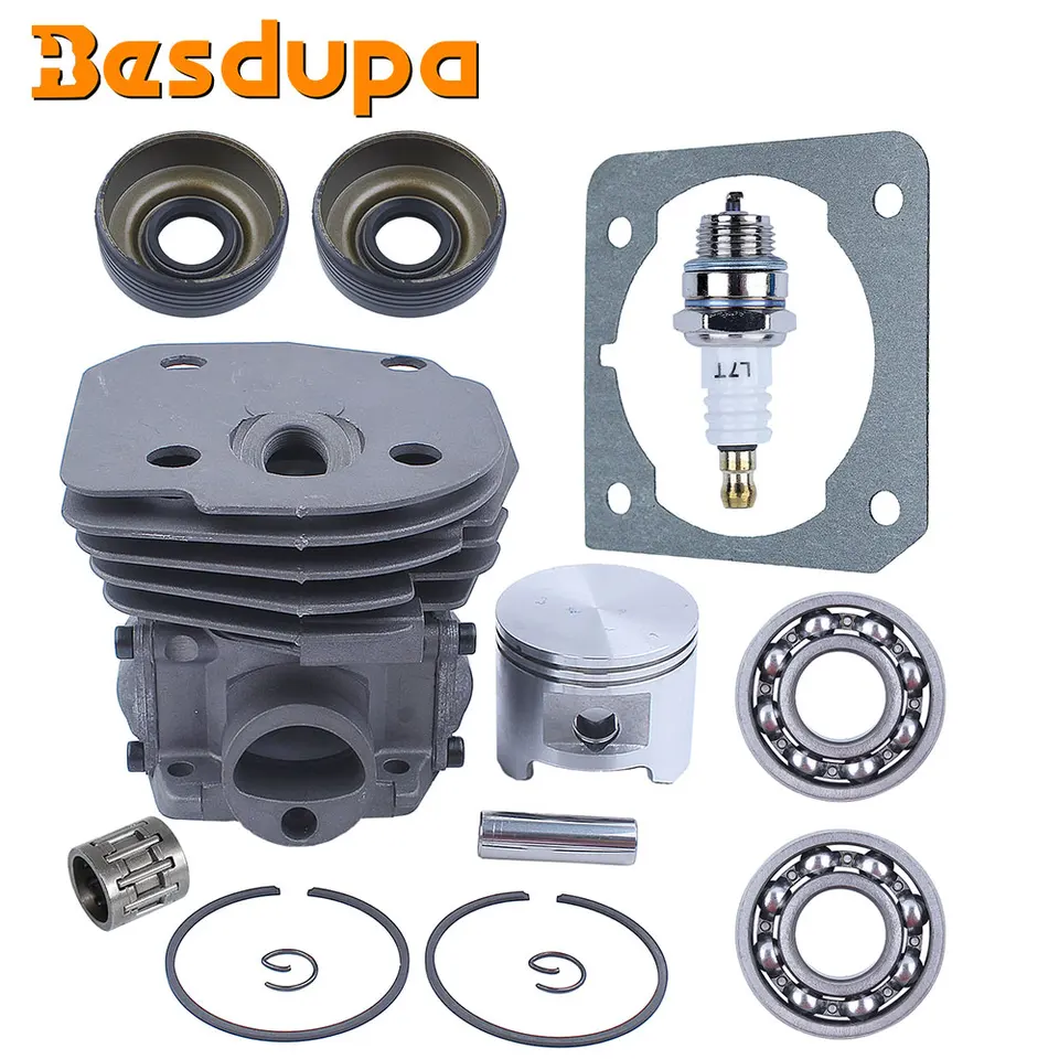 45 mm súprava piestov valca pre Husqvarnu 353 346xp 350 Chainswaw 537253002 Olejové tesnenie ložiska 2-strokové záhradné náradie