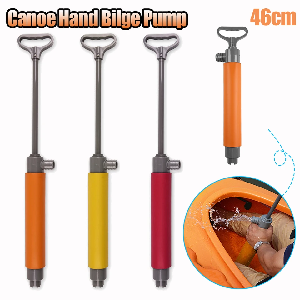 46 cm prenosné kajakové manuálne čerpadlo Plávajúce ruky Pump Pump Pump Canoe Adsessory pre vonkajšie prežitie núdzové záchranné potreby