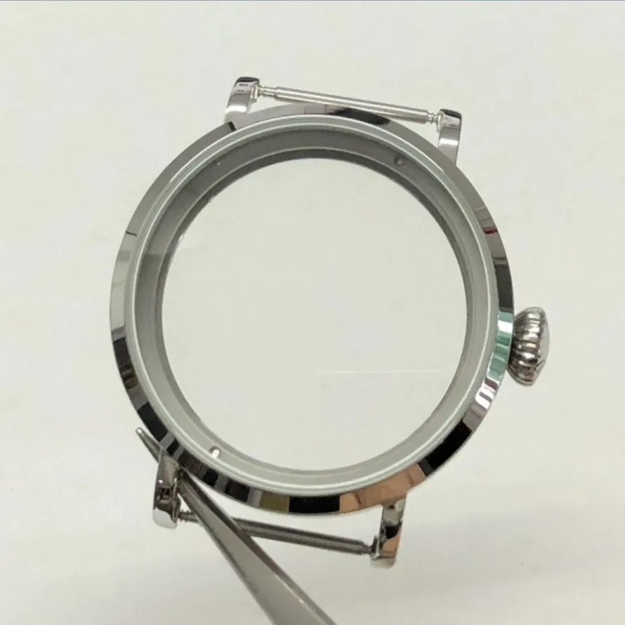 46 mm 316l z nehrdzavejúcej ocele Puzdrá o leštenie Fit ETA6497/6498 ST3600/3621 Pohybové diely BK87-22