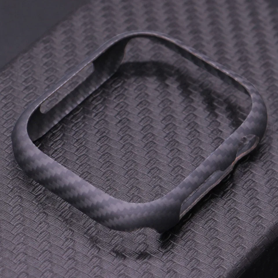 46 mm 42 mm Kevlar Carbon Fiber Tenký puzdro pre Apple Watch 10 Aramid Fiber Ochran