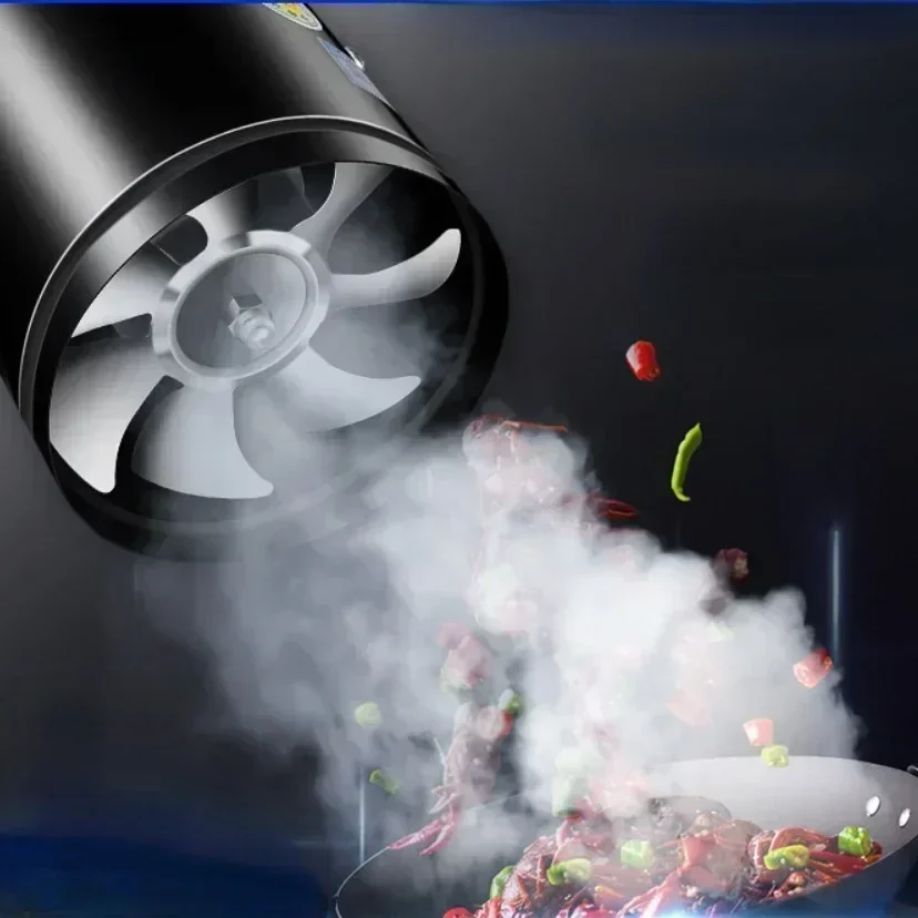 4''6'''8 '' Pipe Kitchen kuchyňa výfukový výfukový výfukový ventilátor výfukového ventilátora Vzduch Vzduch stropný strop posilňovač kovový výfukový ventilátor
