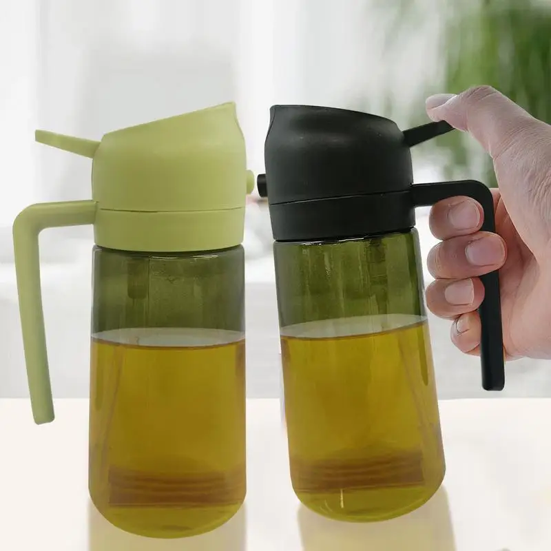 470 ml kuchyňa 2in1 olejový postrek na fľašu fľašu Kvapalina Kvapalina Olej Olive Olive Oil DispenSer Fľaša pre reštaurácie grilovanie