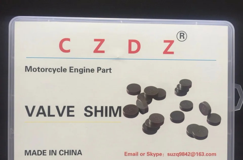 47ks Motorcycle Engine Parts nastaviteľný ventilový ventil 9,48 mm pre Yamaha TTR250 TTR 250 TT-R 250