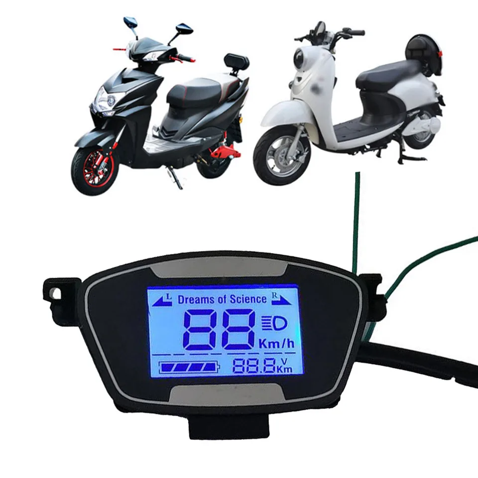 48-72V EBIKE Scooter LCD displej MOTORA SEDERATER SCREE pre elektrický bicykel E-Bike Motorcycle Panel Displej