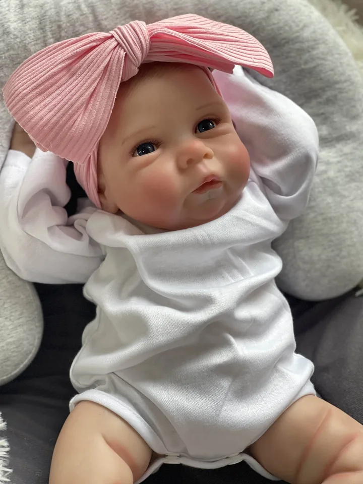48 cm Reborn Baby Dolls Miley Rovnaké ako obrázok Lively Soft Touch 3D Viditeľné žily