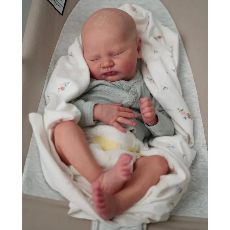 48 cm už dokončené bábiky Reborn Quinlyn Novonarodené detské bábiky ručne maľované bábik