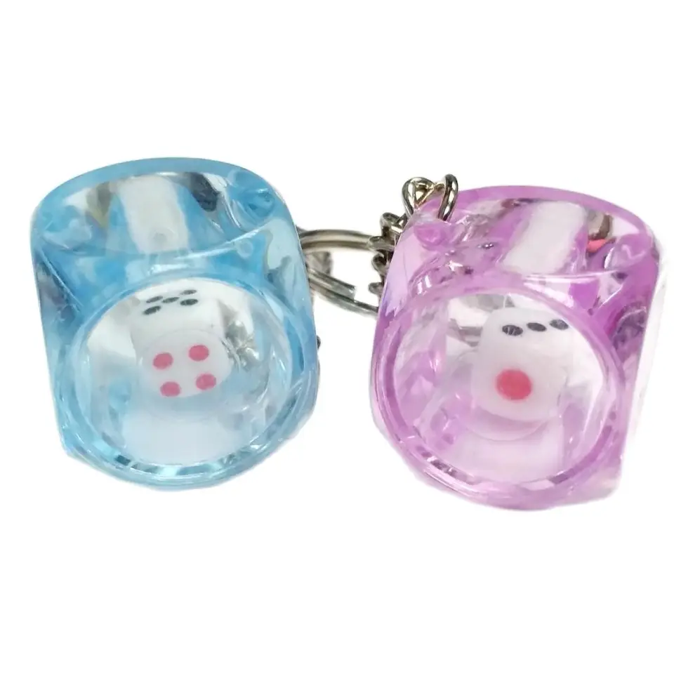 48 počítačov, priehľadná kocka s mini kockami vo vnútri Keychain, láskavosťou k narodeninám, novosti, pinata výplne, suvenírov, darčeky