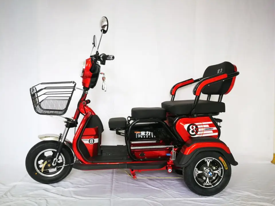 48 V 20AH 500 W olovenú kyslú batériu Starší voľný čas Small Skladacia elektrická trojkolka
