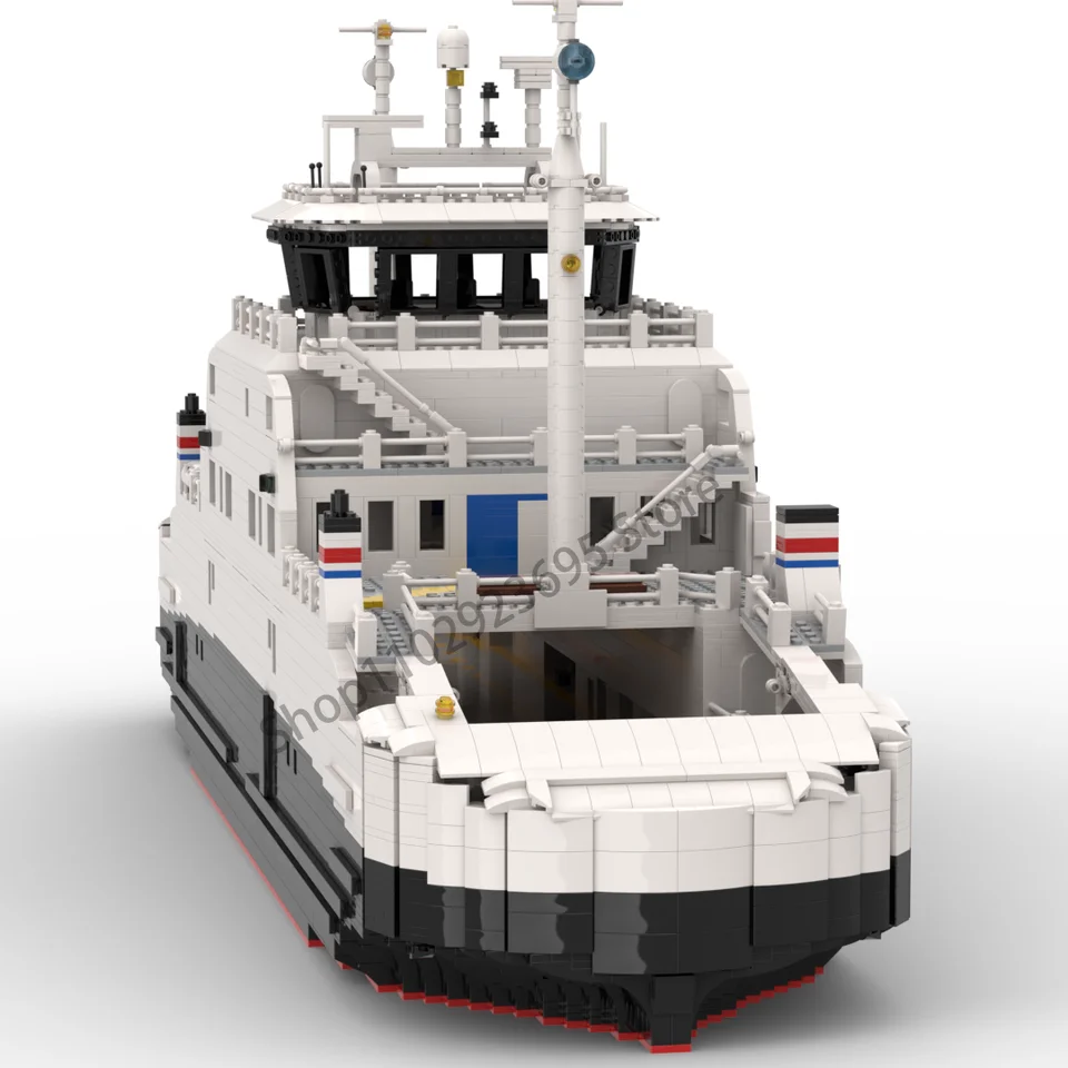 4858pcs MOC Building Blocks Trajekt Cruis Transport Model DIY tehly Kreatívne zhromaždenie detská hračka narodeniny darček s dovolenkou