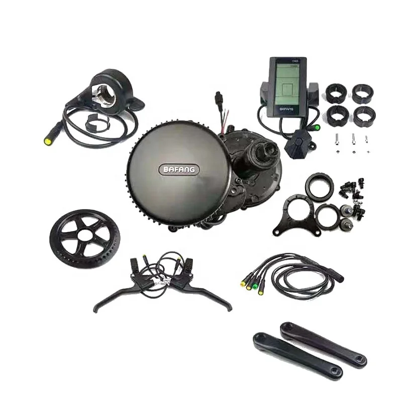 48V 8fun Ebike Mid Hriw Motor Kit C965 Displej Bafang BBS02 750W 68 mm