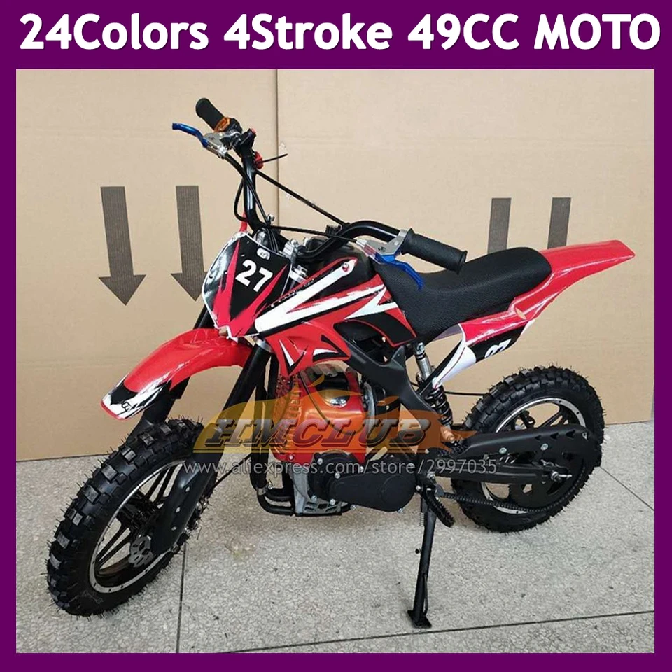 49 ccm 50cc 4-zdvih ATV terénny benzínový motocykel Racing Moto Dirt Bike Motocike na Nový rok darčeky na narodeniny sviatkov Festival