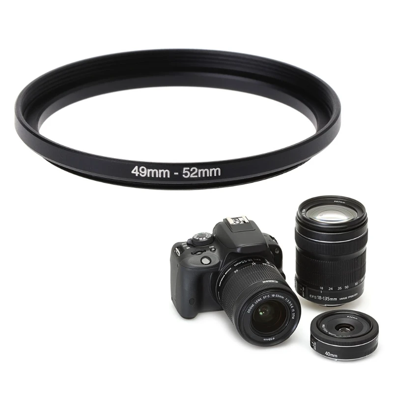 49 mm až 52 mm kovové kroky Rings Rings Adapter Adapter Filter Camera Tool Príslušenstvo Nové