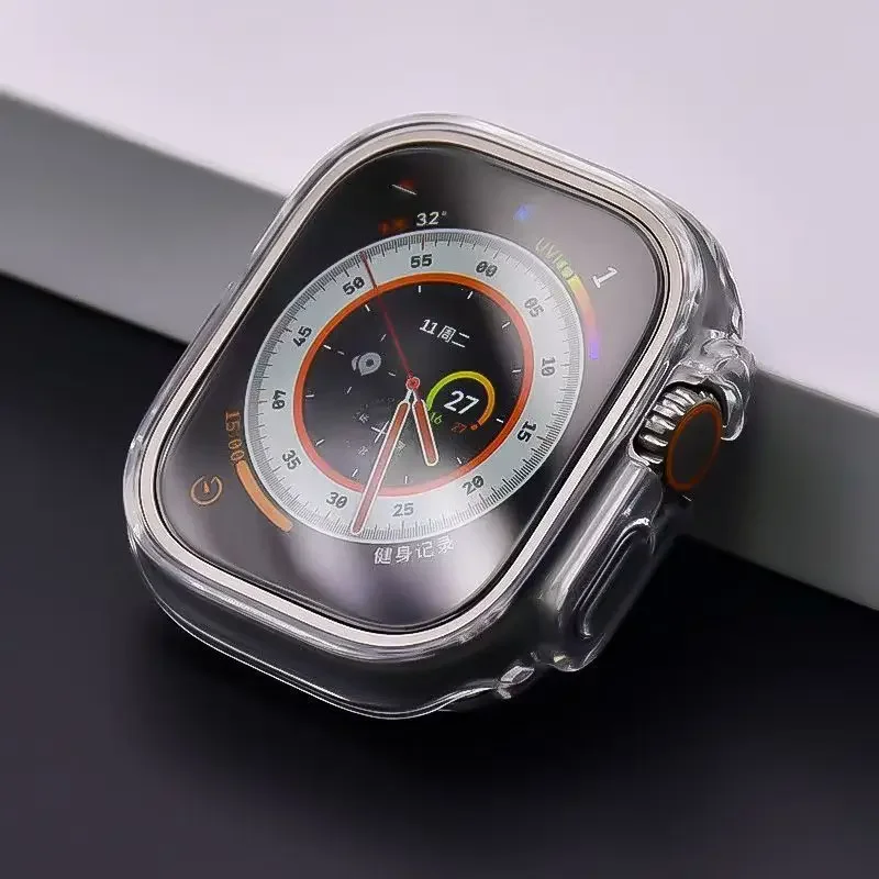 49 mm kryt pre Apple Watch Ultra 49 mm 45 mm 41 mm 42/38 mm 44 mm 40 mm TPU Bumper Screen Protector Iwatch Series 8 7 6 5 4 3 SE