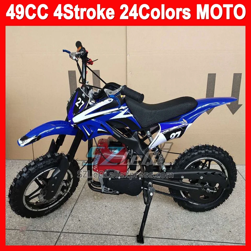 49cc 4stroke ATV Off Road detská hračka Moto Dirt Bike benzín motocykla Outdoor Sports Competition Racing Game Racing Motocike