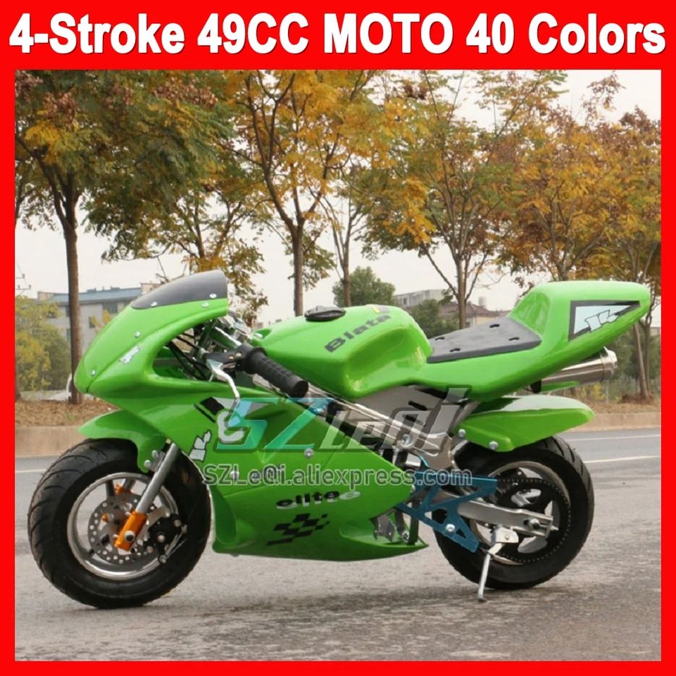 49cc 4stroke Mini Motocykel Small Buggy Scooter Superbike Moto Bikes Gasoline Dospelý detský horský atv terénny vozidlo Moto