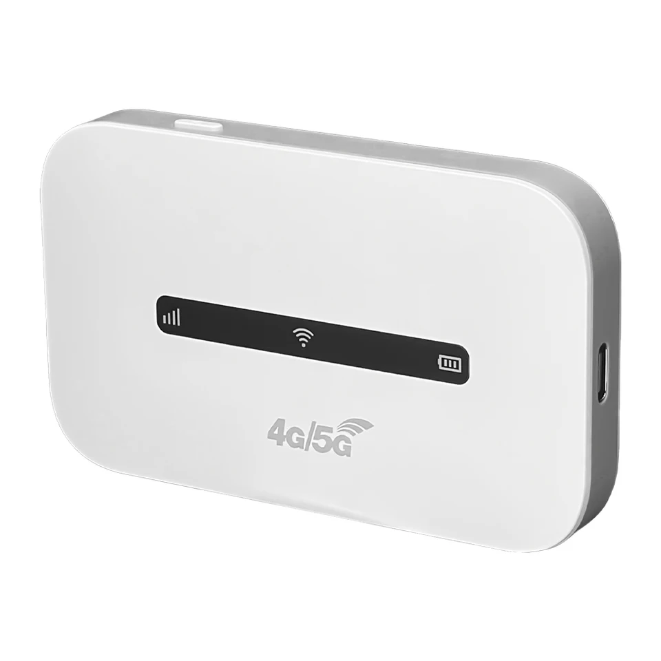 4G LTE Mobile WiFi Router 3000MAH 150MBPS Prenosná podpora WiFi Hotspot 8 až 10 Používatelia s mobilným vreckom na slot SIM slot vrecka SIM slot mobilného hotspotu