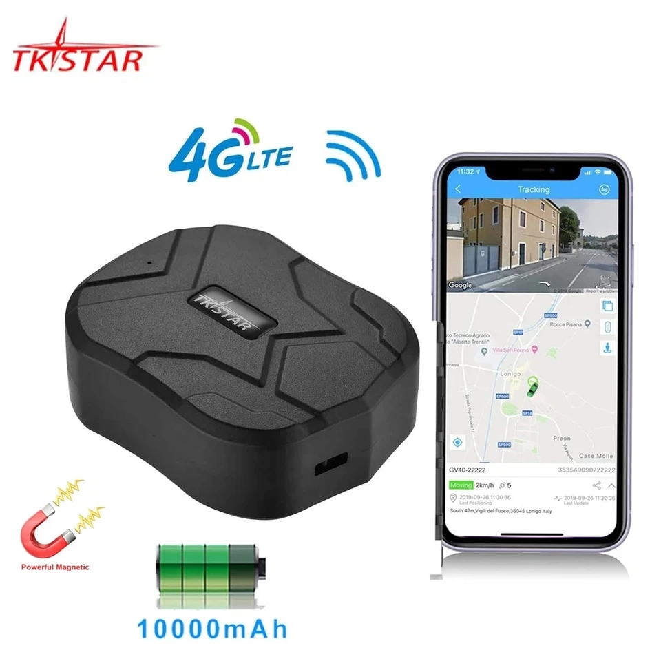 4G LTE TK905B GPS Tracker Tracker Tracking Zariadenie 100 mAh dlhá pohotovostná magnet nepremokavý automobil GPS Alarm v reálnom čase