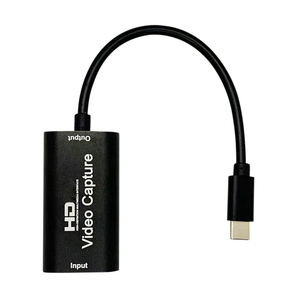 4K 1080p Video Capture Card Typ-C USB 2.0 Video Grabber DC 5V 0,4A Videohra Grabber Record HDMI kompatibilný pre počítačový telefón