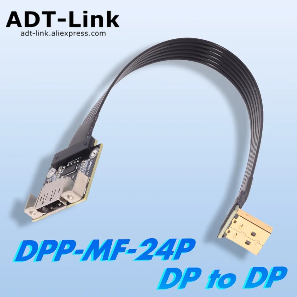 4K/8k ADT DP predlžovacieho adaptéra Kábel samca na ženský port DP1.2/DP1.4