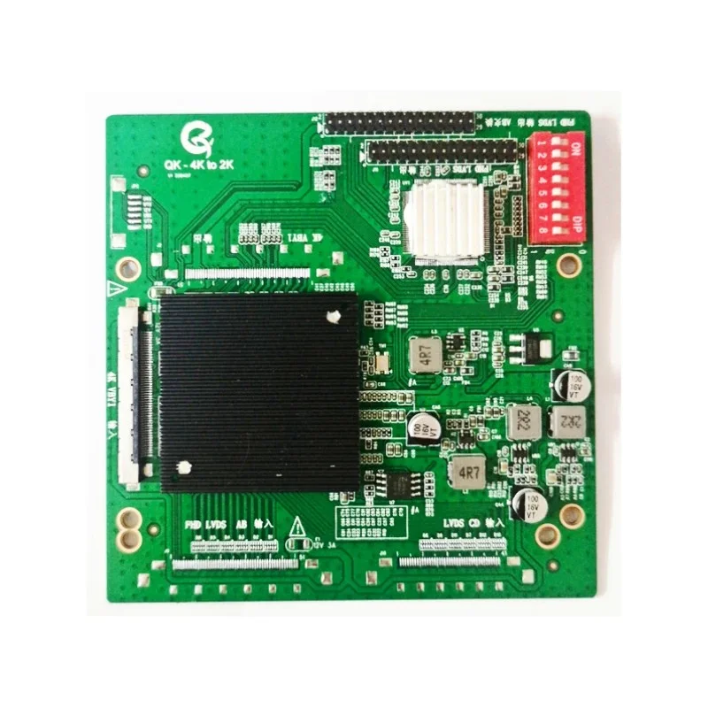 4K až 2K LVDS Converter Adapter doska doska QK-72559A 4K hlavná doska na 2K LG Samsung T-Con Board Out na opravu LCD LED TV TV