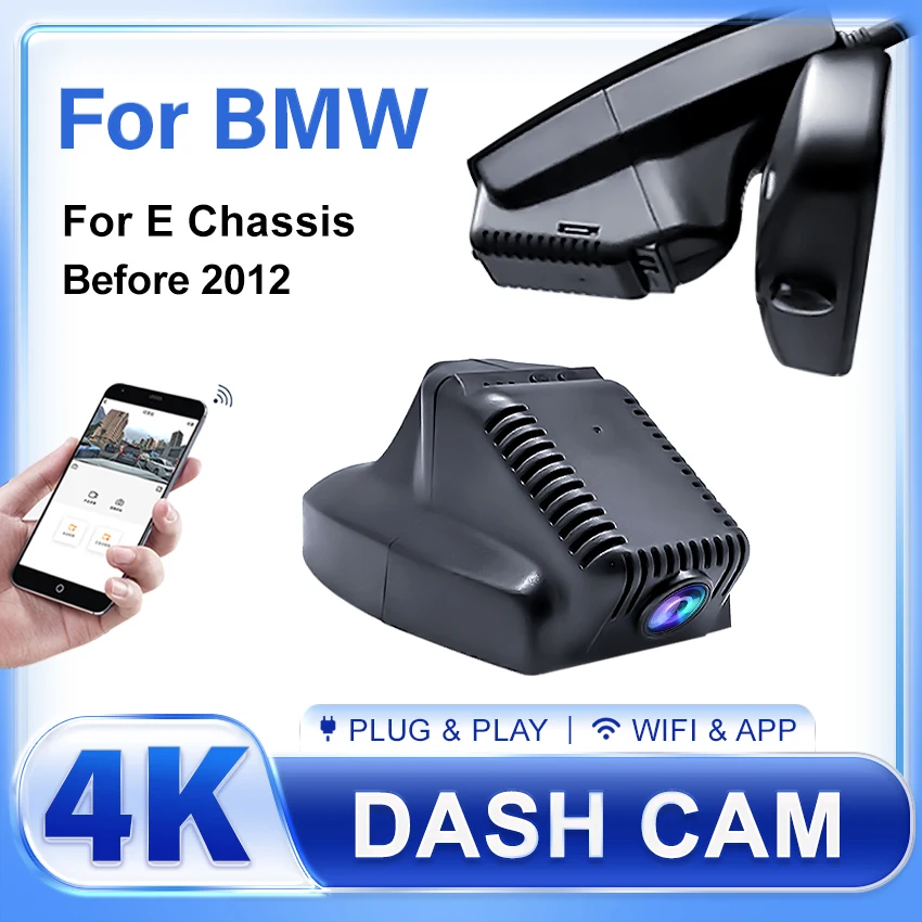 4K Dashcam pre BMW E Chassis E60 E61 E65 E66 E70 E72 E83 E84 E88 E92 E93, Plug and Play CAR DVR, DASS CAMERA pre doplnky pre auto