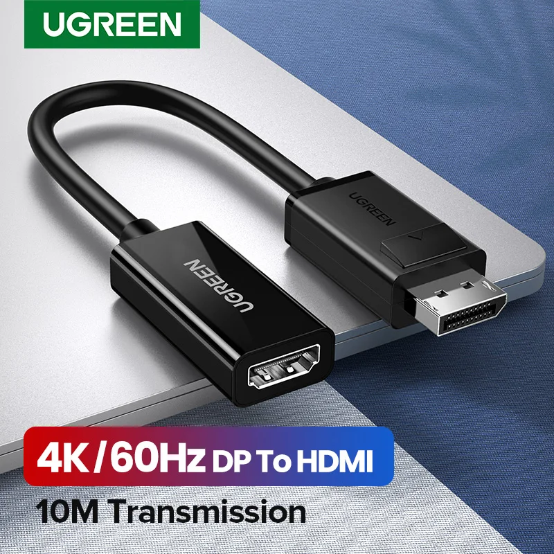 4K DisplayPort DP to HDMI Adapter 1080p Display Port Converter pre PC prenosný projektor DisplayPort do adaptéra HDMI