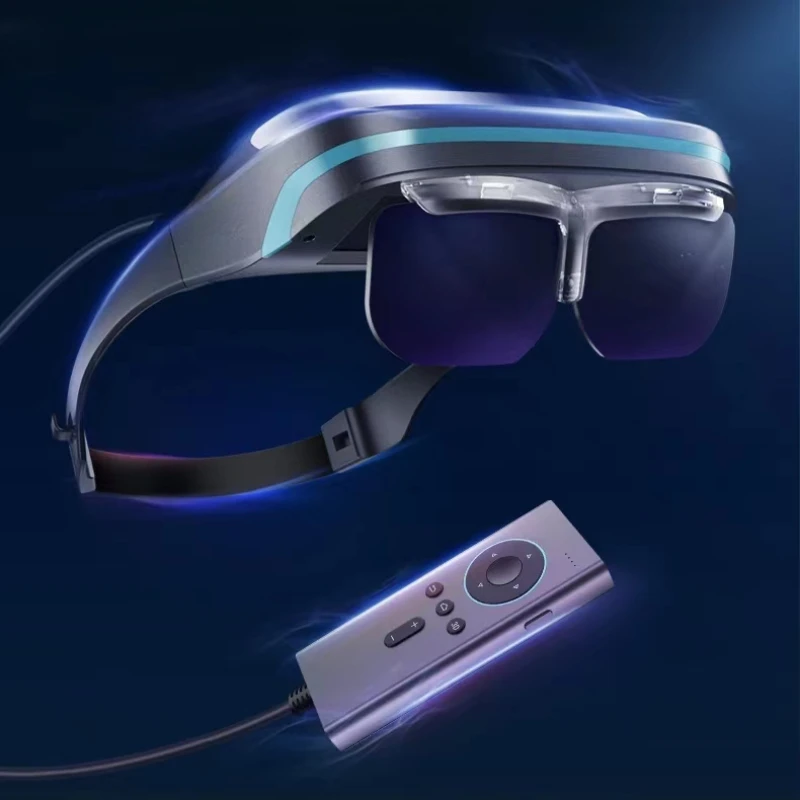 4K High-Definition AR inteligentné okuliare, skladacie, ľahké a prenosné 3D herné sledovacie zariadenie VR