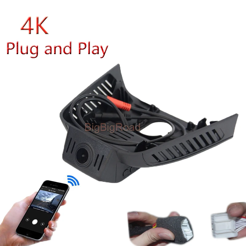 4K Plug and Play CAR DVR WiFi Video Recorder Dash Camera pre Mercedes Benz B Class B200 B180 2020 2021 GLB GLA 180 200 220