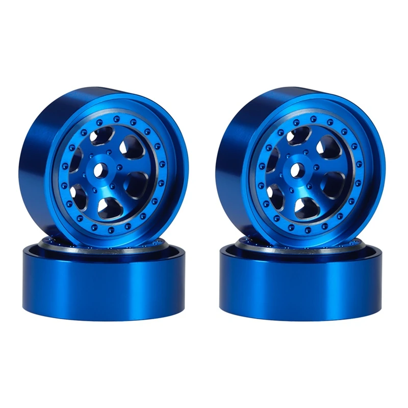 4ks 1,3 palca kovové koleso kolesa kolesa pre trx4m 1/18 RC Crawler Car Upgrade Parts príslušenstvo