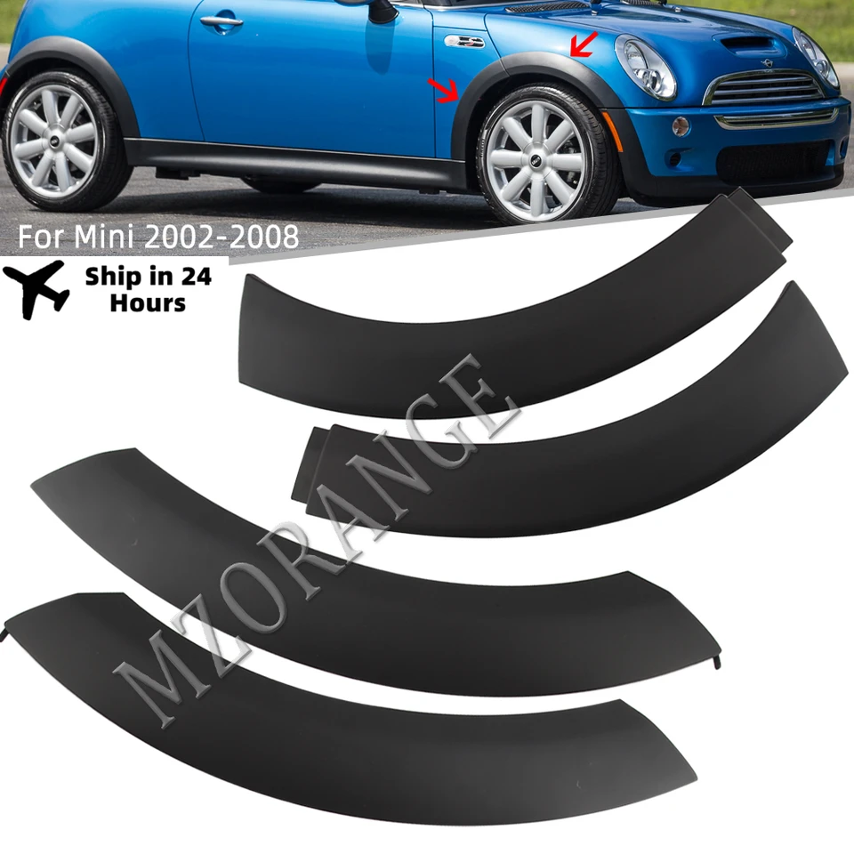 4ks/2ks predné koleso oblúk Fender Gumber Gumer pre Mini Cooper 2002-2008 pre BMW Mini R50 R53 R52 Cover vľavo