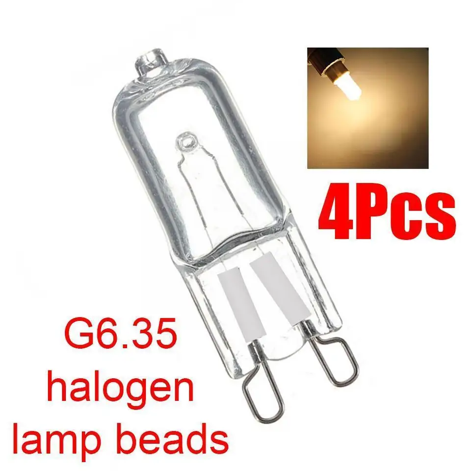 4ks 50 W 12V halogénu G6.35 Stlmiteľné číre kapsulové svetlo s teplotou osvetlenia žiarovky UV vložená žiarovka High Bulb Ondoor St W5Z9