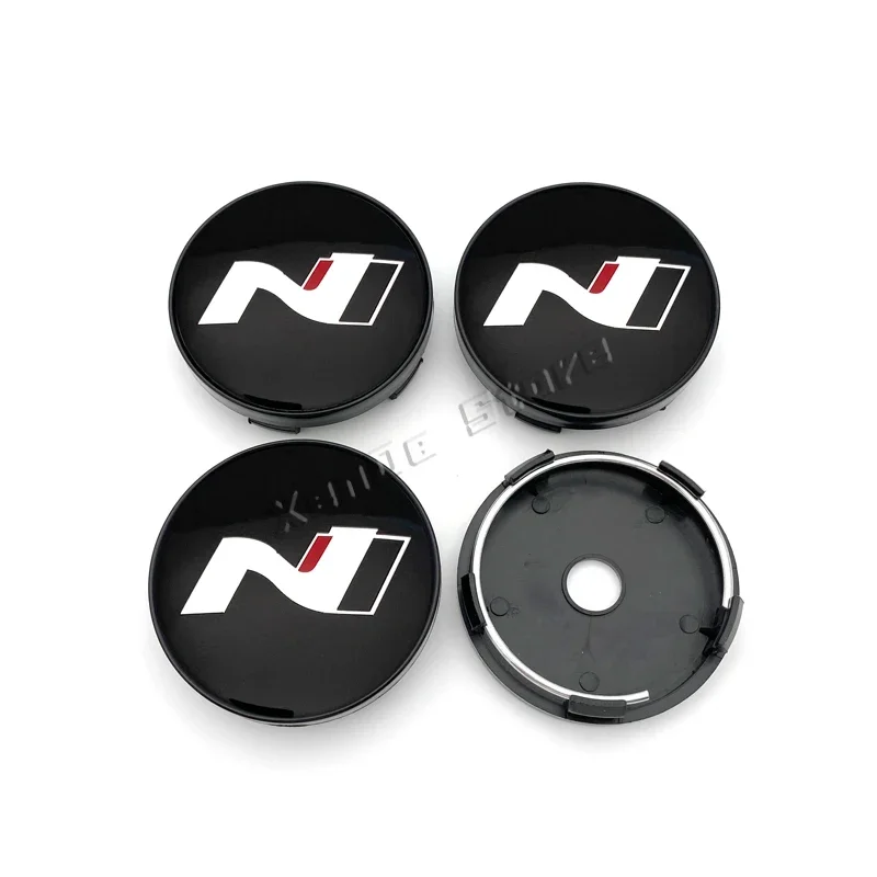 4ks 56 mm 60 mm n linkový automobilový koliesový kryt kryt Cap Cover Stickers pre Hyundai nline Sonata Tucson Azera Elantra Veloster Kona