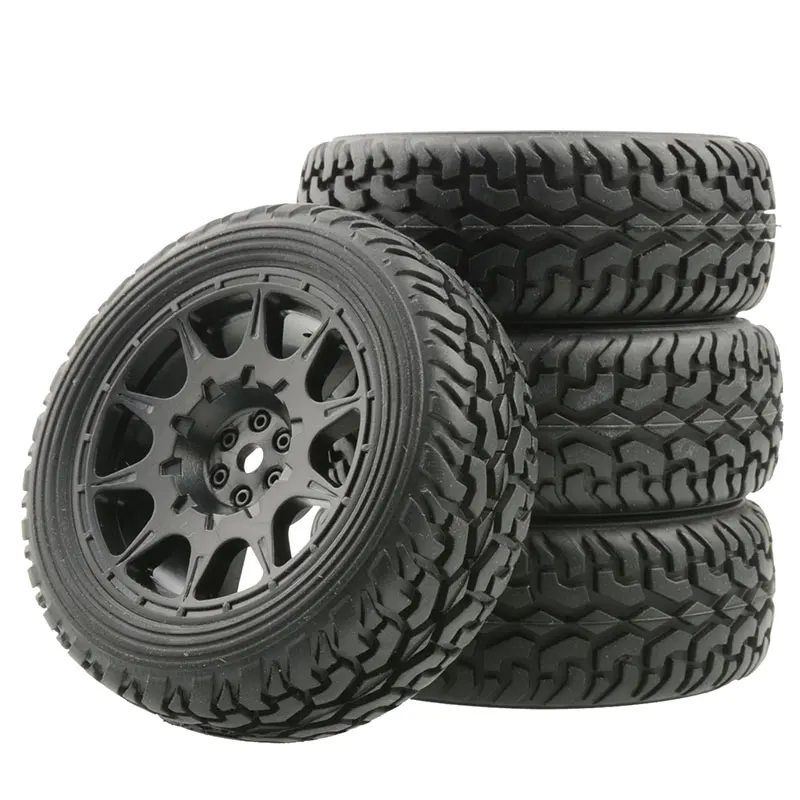 4ks 75mm upgradované kolesá mimo cesty pneumatiky pre pneumatiky pre wltoys 144001 124018 124019 MN99S MN90 MN86 HSP HPI 1:10 1:14 1:16