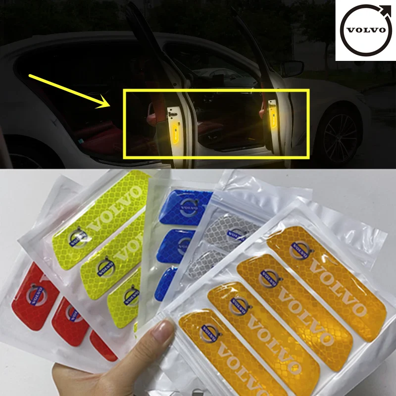 4ks/8ks je vhodný na varovanie pred nálepkami na svetelné automobily proti kolísaniu z reflexných nálepiek pre dvere auta Volvo.