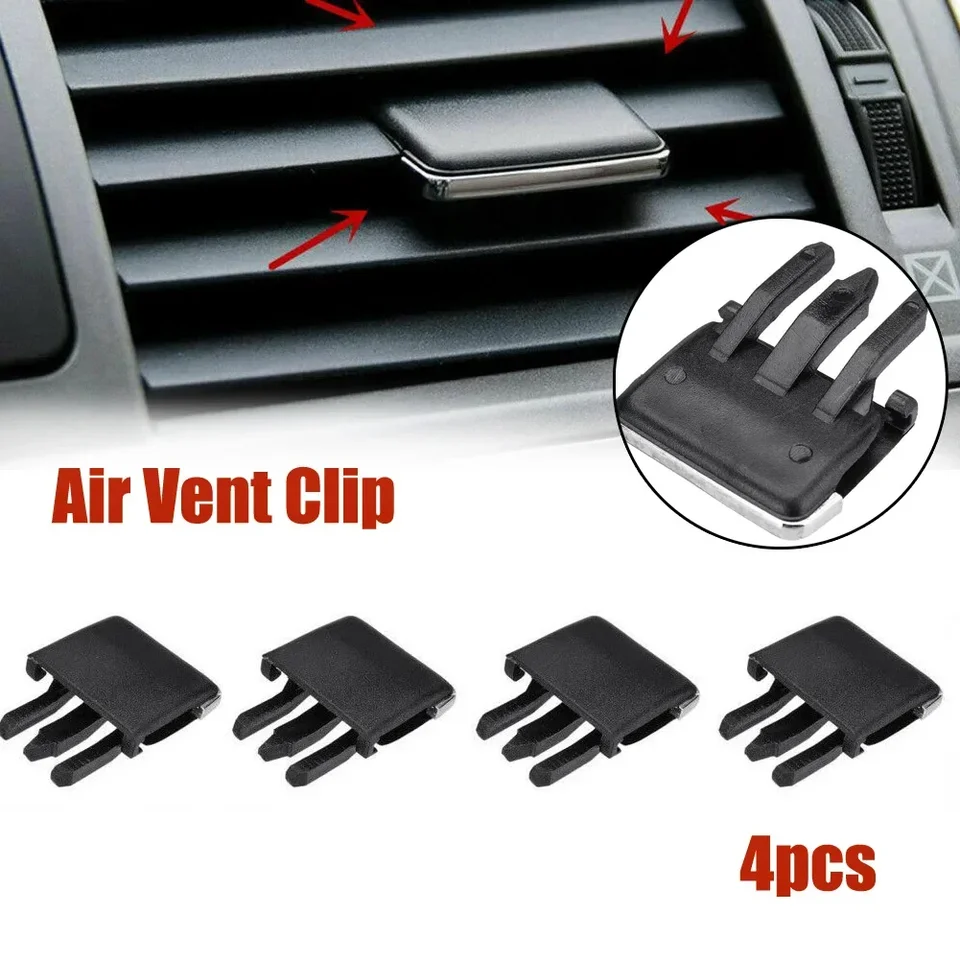 4ks A/C Air Vettter Outlet Tab Opravy súpravy pre toyota pre klimatizáciu automobilu Corolla Vent Louvre Blade Nastavte plátky svorky