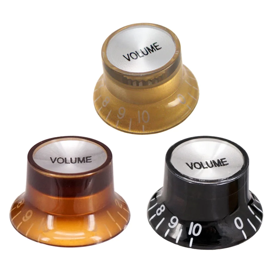 4KS Guitar Speed ​​Control Knobs 2 Volumes 2 tóny gombík pre LP SG Electric Guitar High Kvalitné gombíky s bezchybným povrchom