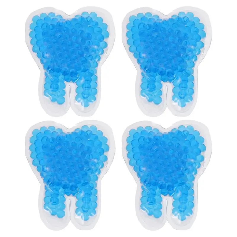 4ks gélové ľadové balenie PVC gélové ľadové balenie Care Care Care Ice Pack Farebné ľadové balenie pre dospelých zubné gélové ľadové balenie