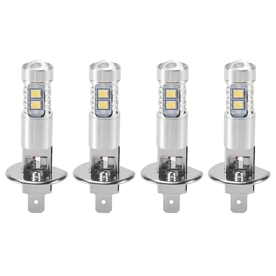 4ks H1 LED svetlomet hmlové hmlové žiarovky 6000K Super White 200W