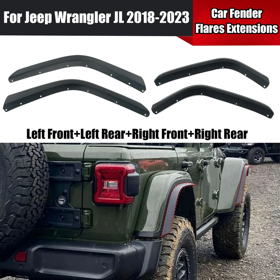 4ks pre Jeep Wrangler JL 2018-2023 Fender Fender Fender Fender Fender