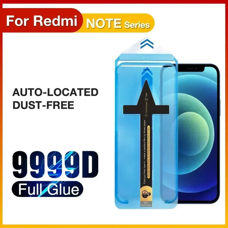 4ks pre Redmi Note 14 13 12 Turbo 11 11T 11E 10 9S Pro Plus 5G 4G Temperovaná sklenená sklenená obrazovka Automatické odstránenie