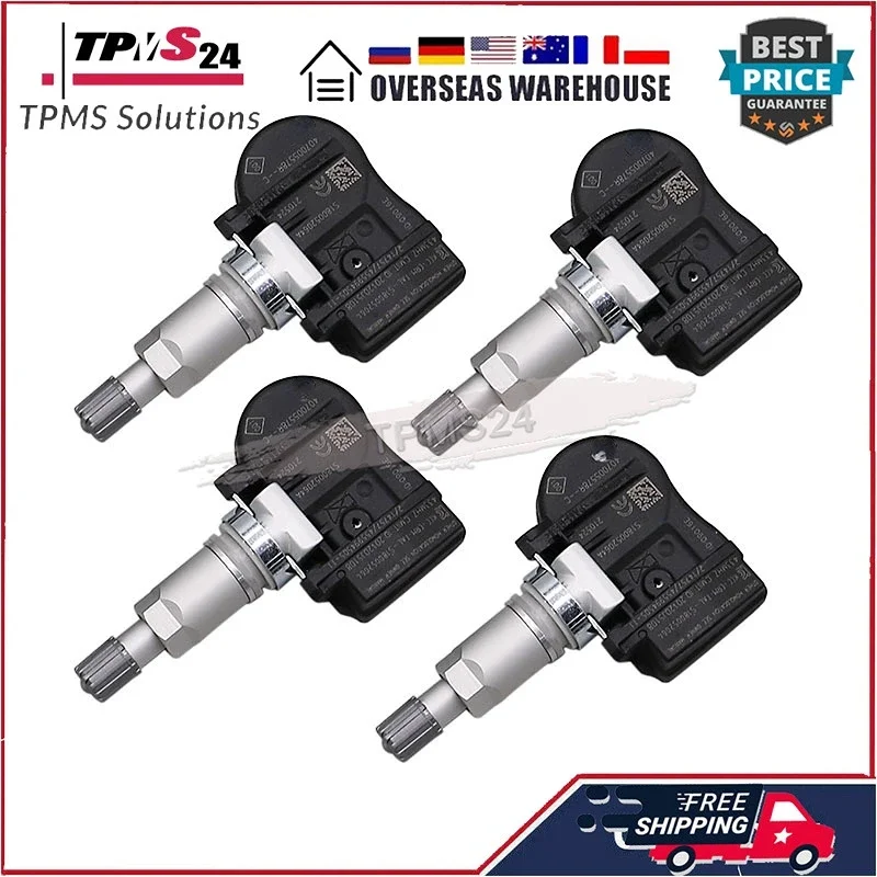 4ks pre Renault Megana Renault Scenic 4ks tlakový senzor TPMS 433MHz 407005578R