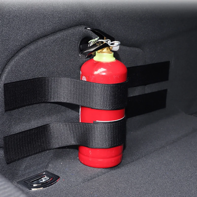 4ks/set automobilov Organizátor Firma Magic Tape Cars Tidying Oprava opasku Automatické úložisko Nástroj Upevnenie pásového pásu Skladovanie hasiaceho prístroja