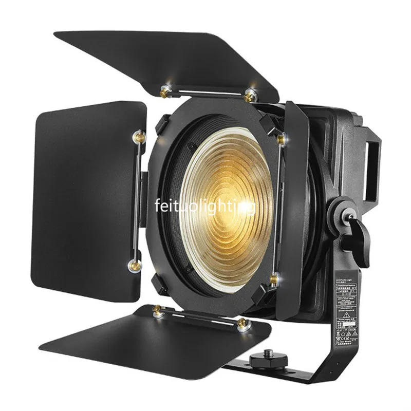 4ks/šarža vodotesná Zoom 200 W COB LED Fresnel DMX Stage Light WW/CW Color LCD LCD dotyková obrazovka LED DECLIGHT DOWNIGHT pre fotoaparát