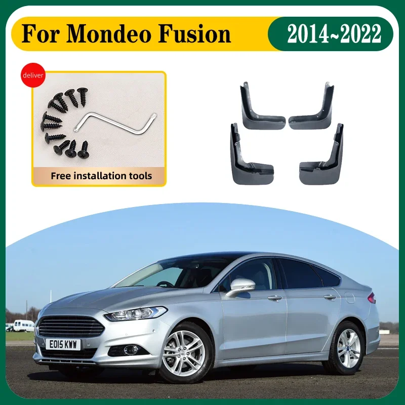 4ksové auto blatníky pre fender pre Ford Mondeo Fusion MK4 2014 ~ 2022 CD391 bahenné chlopne