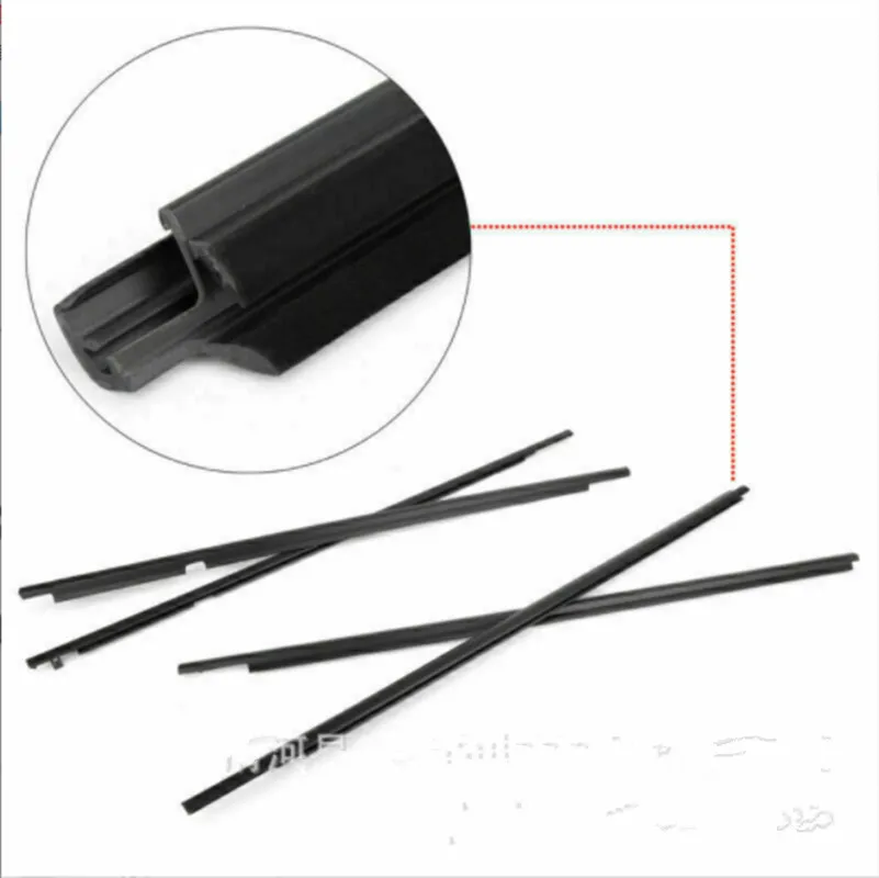 4ksové autá Weatherstrips okenné formovanie Trespte Tesn A pre Toyota Prius 2004-2009 2010-2015 Rok