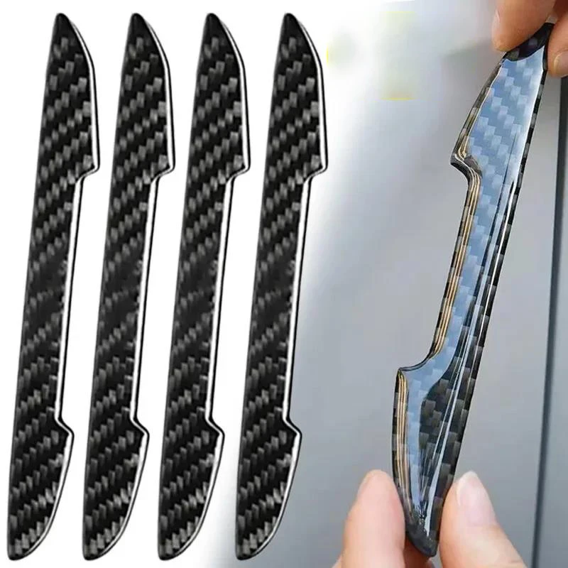 4ksové dvere automobilu Ochranné nálepky Strip Strip Carbon Anti-Collision for Outlander 3 dvere stráž chróm dizajn Polo 6r Maxus T60