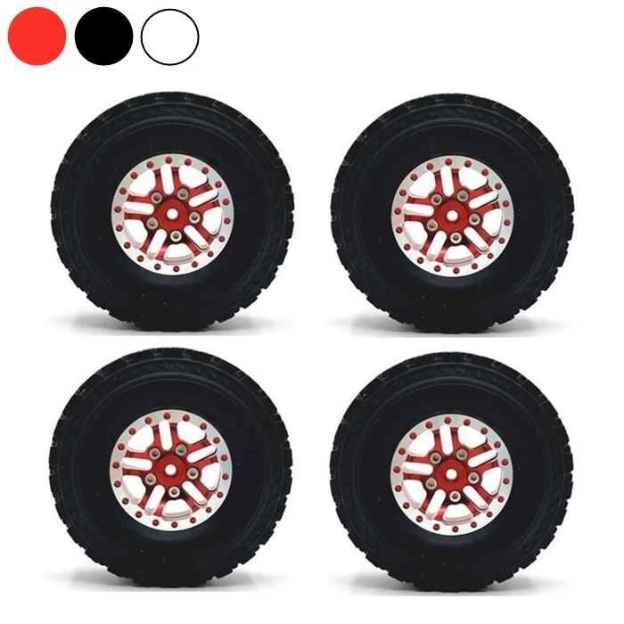 4ksové koleso Kovové koleso kolesa kolesa a 71 mm gumová pneumatika pre WPL C14 C24 B14 B24 B36 MN D90 MN99S RC RC CAR ČASŤ