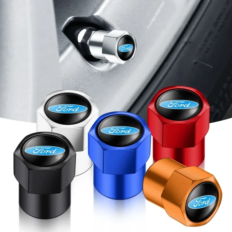 4ksové kovové pneumatiky pre kovové kolieska Ventily Pneumatiky Pneumatiky pre Ford Focus 2 3 Mondeo Mk3 F150 Ranger Fusion Mustang Fiesta MK7 Car Goods