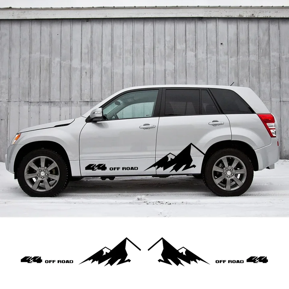4ksové nálepky na karosériu 4ks pre nálepky na tela pre dvere pre Suzuki Grand Vitara na Mt 4x4 Off Road Graphics Tuning Automatické príslušenstvo